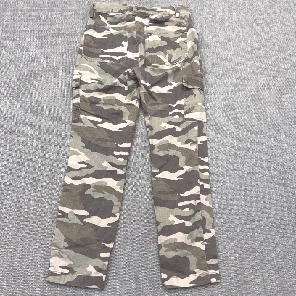 J.Crew Womens Camo Cargo Pants Slim Stretch Green Camouflage J7311 Size 28 - Picture 2 of 16